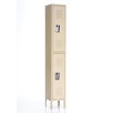 Quick Ship: Standard Locker - Double Tier - 1 Section (Unassembled)