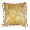 Antigua Polyester Decorative Pillow with Beaded Trim