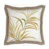 Antigua Polyester Hand-Painted Square Decorative Pillow