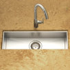 Contempo Zero Radius Undermount Trough Bar/Prep Sink in Brushed Satin