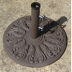 40 Pound European Design Cast Iron Umbrella Base