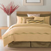 Flow Silk Duvet Cover in Bronze