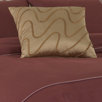 Minerva Flow Decorative Pillow in Pecan Silk