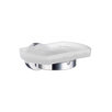 Home Holder with Frosted Glass Soap Dish