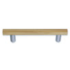Beslagsboden Oak Drawer Pull Brushed Chrome