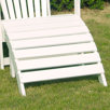 Adirondack Collection White Footrest