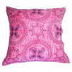 Medallions Deep Enzyme Wash Euro Sham in Red