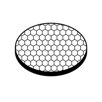 45 Degree Black Material Hexcell Louver Sheild Accent Lens