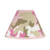 Pink and Khaki Camo Lamp Shade
