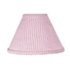 Pink Chenille and Satin Lamp Shade