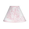 Pink French Toile Lamp Shade