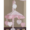 Pink French Toile Musical Mobile