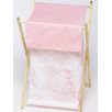 Pink French Toile Laundry Hamper