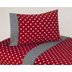 Polka Dot Ladybug Twin Sheet Set