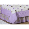 Mod Dots Purple Full / Queen Bed Skirt