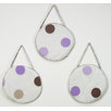 Mod Dots Purple Wall Hangings