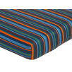 Surf Blue Collection Fitted Crib Sheet  - Stripe Print