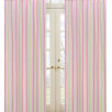 Jungle Friends Stripe Print Window Panel (Set of 2)