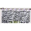 Purple Funky Zebra Window Valance