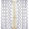 Purple, Black and White Princess Window Panels (Set of 2)