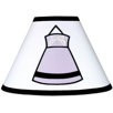 Purple, Black and White Princess Lamp Shade