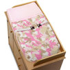 Pink and Khaki Camo Changing Pad Cover