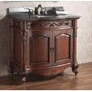 Provence 34.8" x 37" Vanity Set with Undermount Sink in Antique Cherry