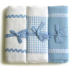 Tadpoles Classic Gingham Burp Cloth Set of 3