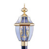 Monterey Outdoor Post Lantern in Polished Brass