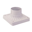 Outdoor Basics Pier Mount in White