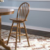 Nostalgia Casual Dining Arrow Back Barstool in Medium Oak