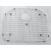 19" x 16" Stainless Steel Sink Grid with Black Rubber Feet