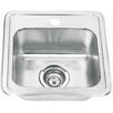 Stainless Steel Topmount Single Bowl Bar Sink