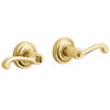 2.62" x 2.62" Classic Keyed Entry Lever with Right Handling in Lifetime Polished Brass