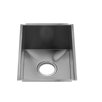 UrbanEdge 10" x 17.5" Undermount Stainless Steel Single Bowl Kitchen Sink