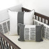 Sticks Pillow in Pewter