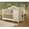 Cape Cod 4-in-1 Convertible Crib N Changer Combo in French White