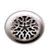 Snowflake Decorative Grid Bathroom Sink Drain