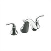 Fort&eacute; Deck-Mount Bath Faucet Trim with Sculpted Lever Handles
