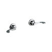 Triton Two-handle Wall-mount Shower Faucet Trim with wrist blade levers handle
