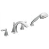 Brantford Two-Handle Roman Tub Faucet & Handshower