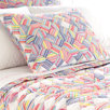 Perky Shirt Stripe Patchwork Standard Sham