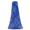 Flare-Shaped Shade in Blue Cloud Glass