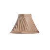 Metropolitan Clip-On, Swirl Shade with Self-Trim in Silkglow Croissant