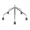 Catifa 46 Castors Frame