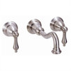 Wall Mounted Vessel Faucet with Double Lever Handles