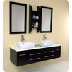 Stella Bellezza Modern Double Vessel Sink Bathroom Vanity