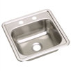 Dayton 15" X 15" Two Hole Stainless Steel Bar Sink