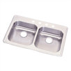 Dayton Stainless Steel  Double Bowl Three-Hole Sink