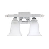 10" Two Light Bath Vanity in Chrome